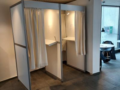 Valgbokse til Folketingsvalget 2026 på Stadsbiblioteket